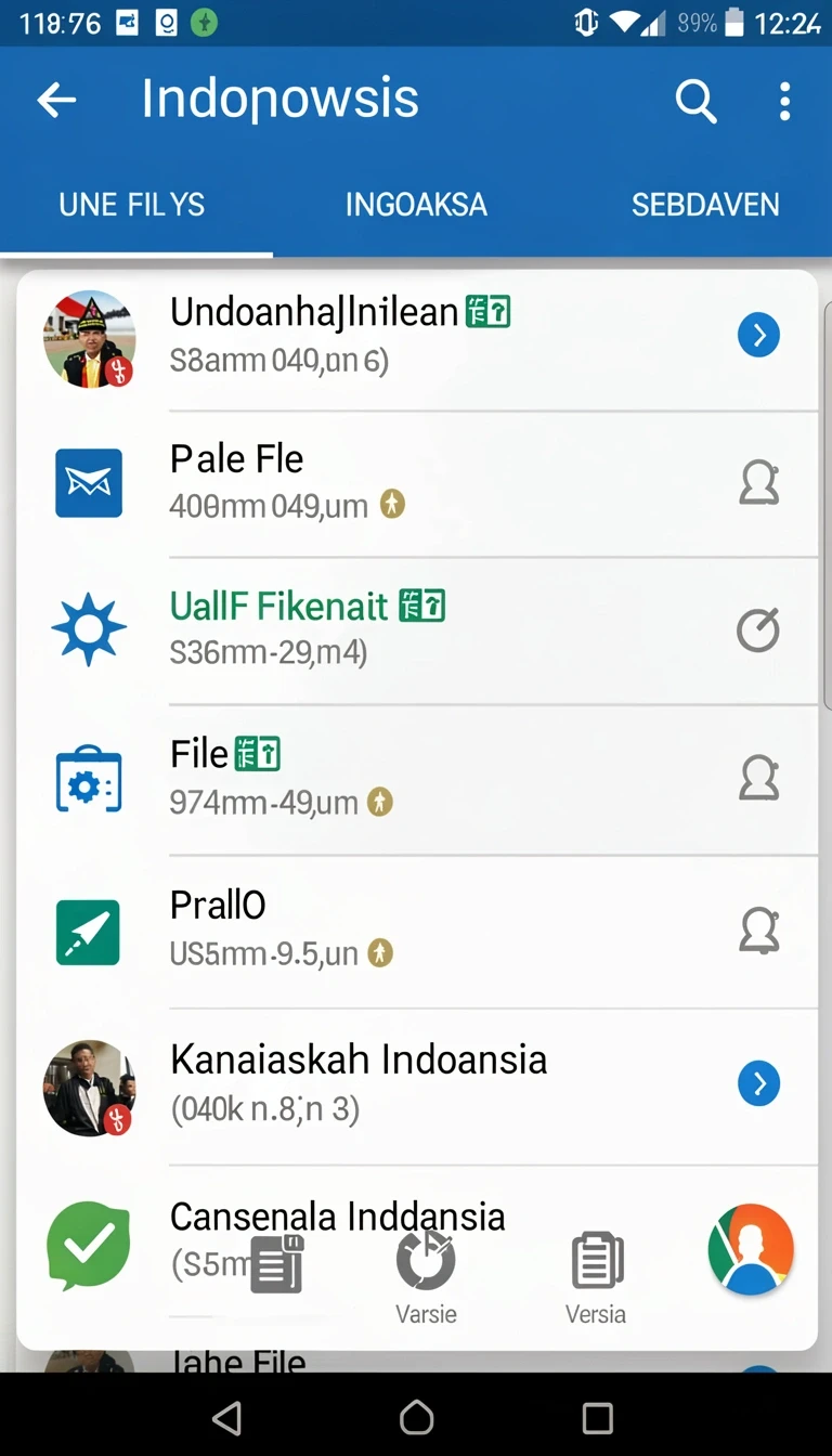 Galeri pratinjau visual depoxito build APK resmi terbaru